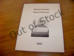 Image of book "Gillespie County School Histories